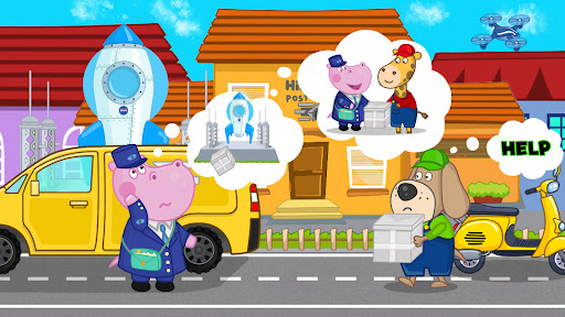 Post office game: Professions