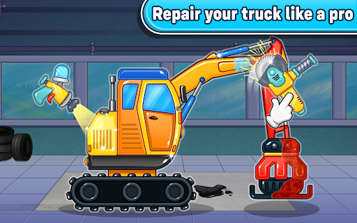 Truck Games Build House Kids 2