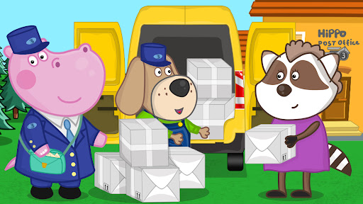 Post office game: Professions